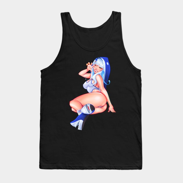 Smol Gawr Gura Hololive Tank Top by Made In Kush